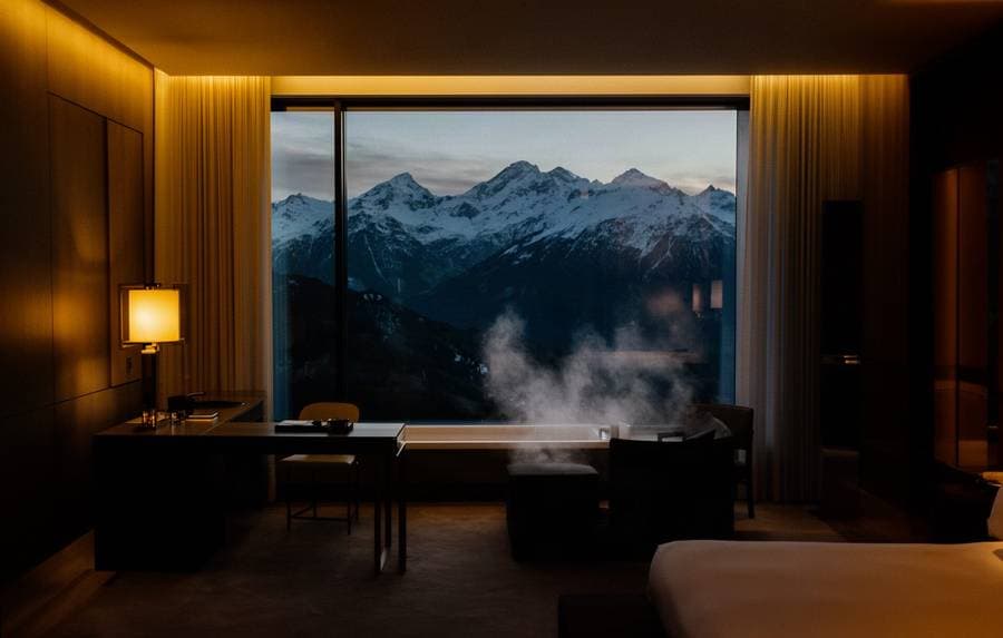 Cinematic hospitality production still